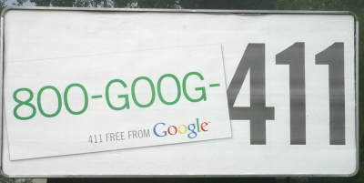 Goog-411 billboard