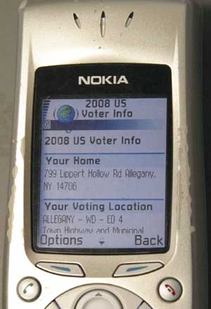 Mobile Voter Information from Google