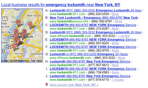 Emergency Locksmtih NY NY Mapspam