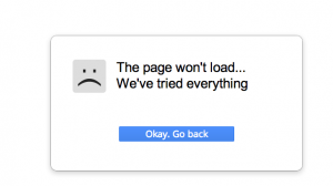 page-wont-load