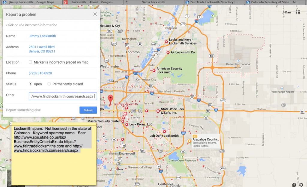 Google Maps Report a Problem: Does It Work For Local Spam?